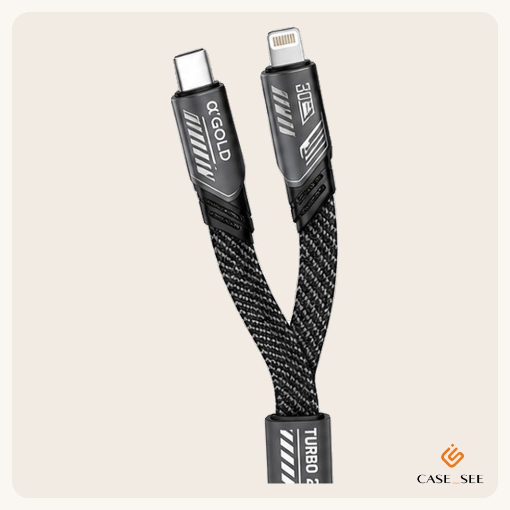 CABO 2EM1 TIPO-C 65W + LIGHTNING 30W CB-34