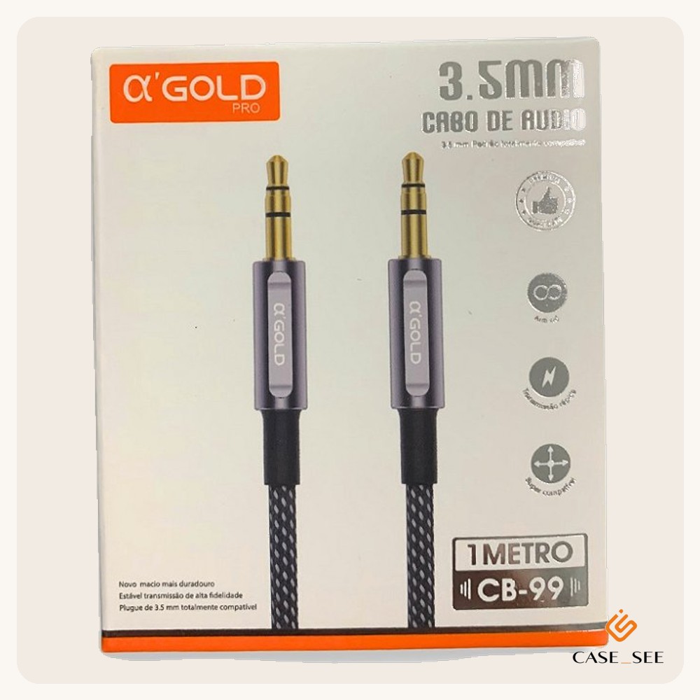 CABO DE ÁUDIO 3.5MM CB-99