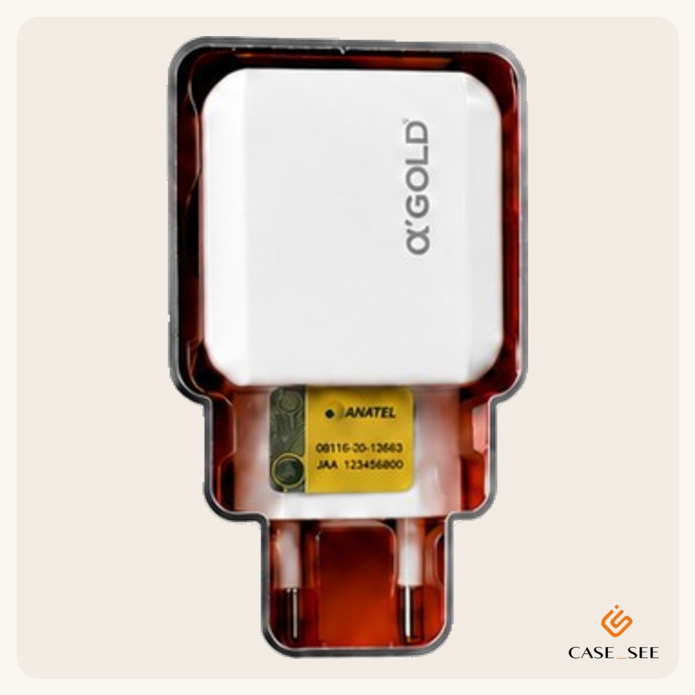 KIT CARREGADOR RÁPIDO 4.1A LIGHTNING CA16-2/IOS