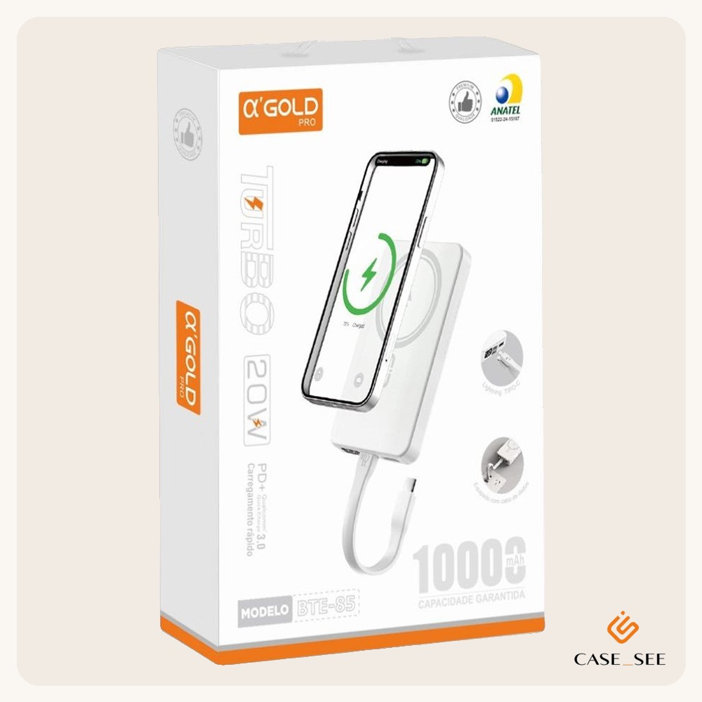 POWER BANK 10000MAH MAGNÉTICO BTE-85