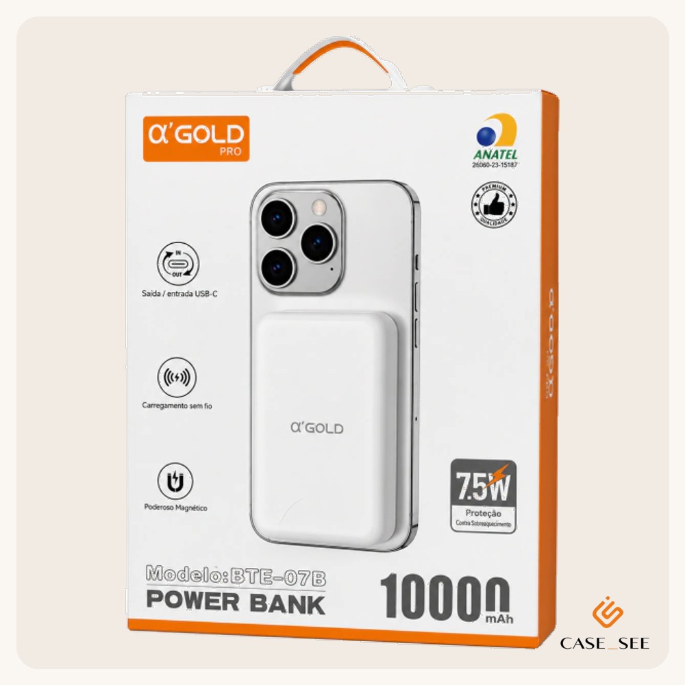 POWER BANK MAGNÉTICO AGOLD BTE-60B