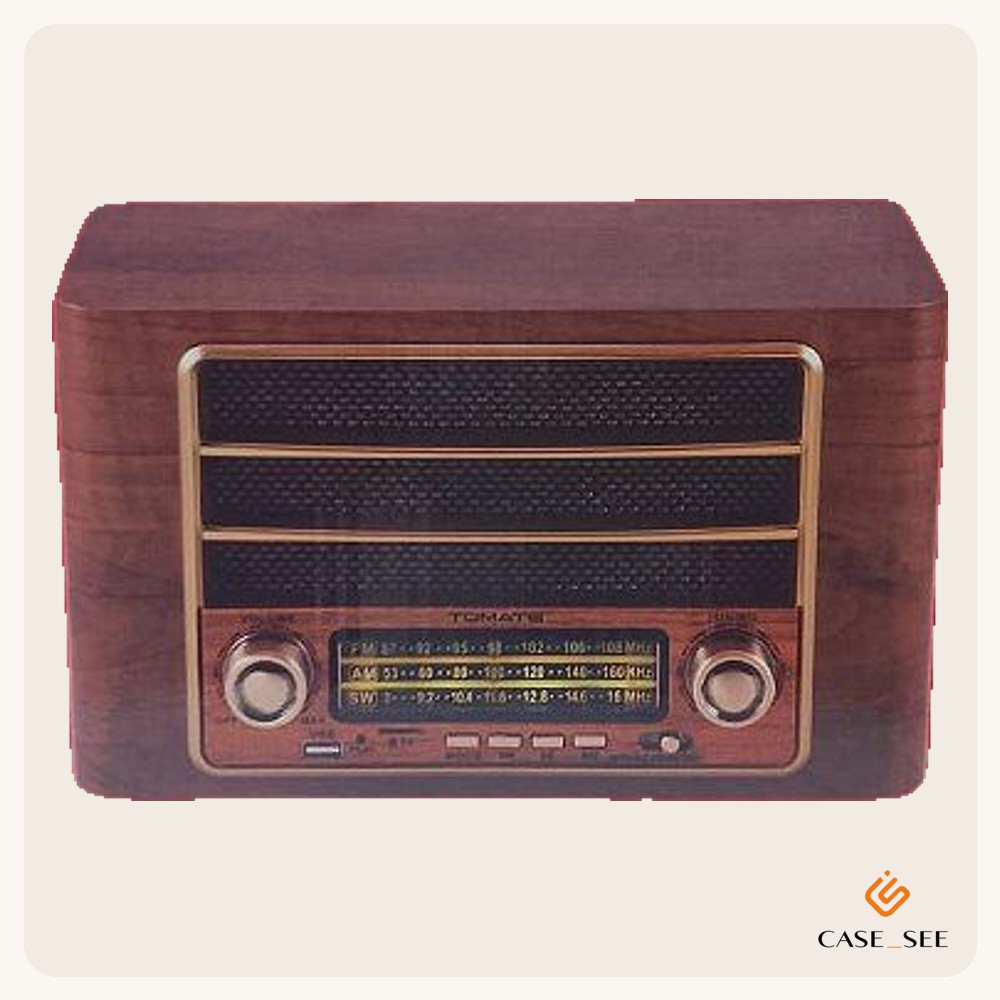 RÁDIO PORTÁTIL VINTAGE MTJ-2012
